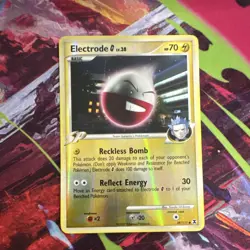 Pokemon Electrode G Reverse Holo 39/111 Rising Rivals Uncommon Basic 70 HP SP - Image 1