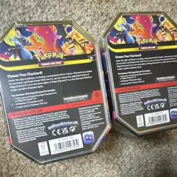 Pokemon TCG Sealed Character Tin Lot 2-Pack Charizard YX 2 lot - Image 3