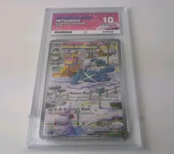 Pokemon TCG Metagross 178/162 Illustration Rare Graded Ace 10 Temporal Forces - Image 2