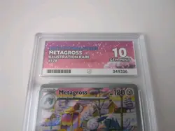 Pokemon TCG Metagross 178/162 Illustration Rare Graded Ace 10 Temporal Forces - Image 3
