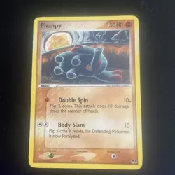 Pokemon TCG Phanpy POP Series 2 15/17 Regular Common Light Play - Image 1