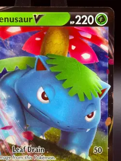 Pokemon TCG Venusaur V SWSH100 Black Star Promos Holo Promo - Image 3