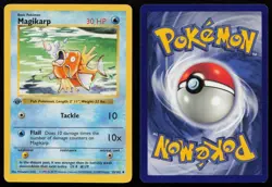 Magikarp 35/102 1st Edition Uncommon Base Set Shadowless Pokemon English LP - Image 3