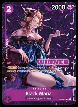Black Maria - ST04-011 - LP - Winner - Promo - One Piece - OP2-17 - Image 1