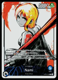 Nami - OP03-040 - LP - Parallel - Alternate Art - One Piece - OP2-8 - Image 1
