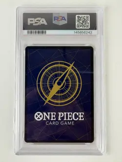 2024 ONE PIECE OP09 119 EMPERORS IN THE NEW WORLD LUFFY WANTED ALT ART JP PSA 10 - Image 2