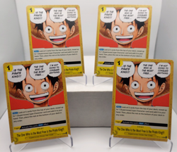 The One Who Is the Playset - OP13-116 x4 - Carrying On His Will - One Piece TCG - Image 1