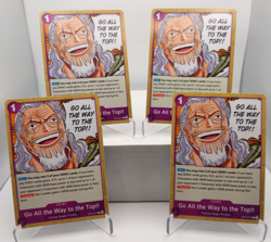 Go All the Way Playset - OP13-077 x4 - Carrying On His Will - One Piece TCG - Image 1