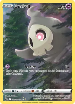 Duskull GG28/GG70 Holo Rare Crown Zenith Pokemon Cards - Image 1