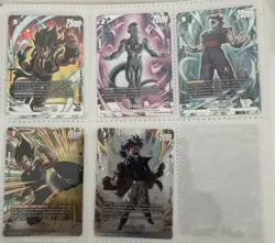 Dragon Ball Fusion World Tournament Pack 10 Complete Set 5 Cards English - Image 1