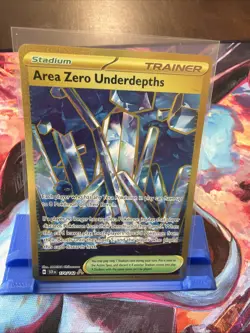 Pokemon TCG Area Zero Underdepths 174/142 Sv07: Stellar Crown Holo Golden Card - Image 2
