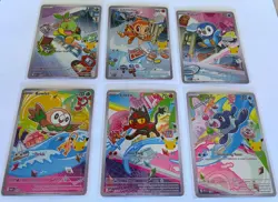 Pokemon First Partner Illustration Collection Series 1 Starter Set 6 Cards NM - Image 1