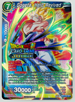 Gogeta Hero Revived BT5-038 JUDGE STAMP Foil Dragon Ball Super Card Game | LP - Image 1