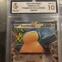 Snorlax *CGC 10* Holo *Prismatic Evolutions* #76 *2025* Pokemon - Image 2