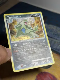 Tyranitar 17/123 Diamond And Pearl DP Mysterious Treasures Holo Rare Pokemon MP - Image 5