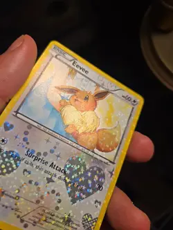 LP Pokemon card TCG Eevee RC14/RC25 Legendary Treasures Holo Radiant Collection - Image 4