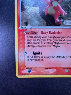 Pokemon Magby 58/92 EX Legend Maker Reverse Holo STAMPED - Image 5