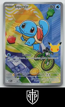 Pokemon - Squirtle 039 Mega Evolution - Holo Black Star Promo - NM - Image 1