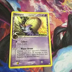 Omanyte 74/110 - Common Holon Phantoms NM- Pokemon TCG - Image 2