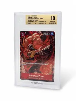 2022 RORONOA ZORO One Piece Romance Dawn OP01-025 ALT ART BGS 10 English - Image 1