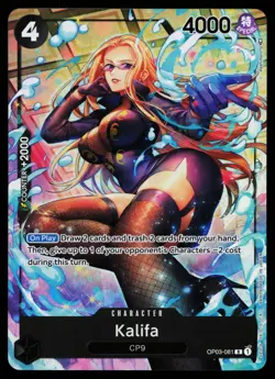 Kalifa - OP03-081 - LP - Parallel - Alternate Art - One Piece - OP2-11 - Image 1
