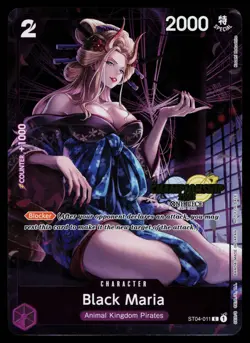 Black Maria - ST04-011 - LP - Championship 2023 - Promo - One Piece - OP2-7 - Image 1