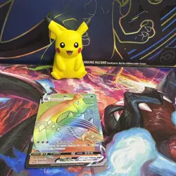 Lapras VMAX 203/202 Full Art Secret Rare Sword & Shield Base Set Pokemon Card - Image 1