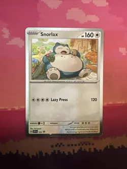 Pokemon Card Snorlax 122 Black Star Promo Cosmo Holo Near Mint - Image 1