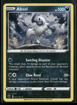 Absol - (Cosmos Holo) Miscellaneous Cards & Products 097/189 Holo NM - Image 1