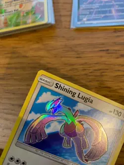 LP! Shining Lugia SM82 Shining Legends Holo Promo Ultra Rare Pokemon Card! - Image 3
