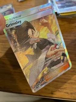 NEAR MINT! Grimsley (234/236) Unified Minds Full Art Trainer Pokemon Card! - Image 3