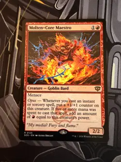 Molten-Core Maestro 125 NM Secrets of Strixhaven MTG - Image 1