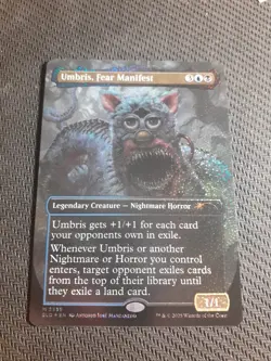 MTG Umbris, Fear Manifest (Confetti Foil) Secret Lair x Furby 2339 NM - Image 1