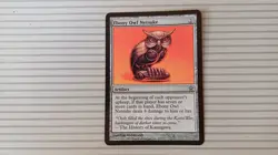 Magic: the Gathering - Saviors of Kamigawa ~ Uncommon ~ Ebony Owl Netsuke - Image 1