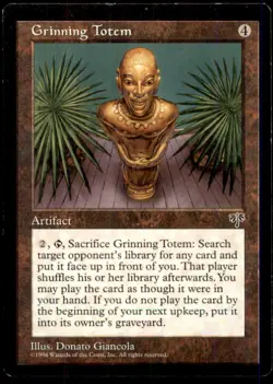 Grinning Totem LP Light Play Mirage MTG [11945] - Image 1