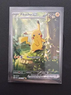 TCG Pokemon Pikachu EX 276/217 ASC Holo Rare Card - Image 1