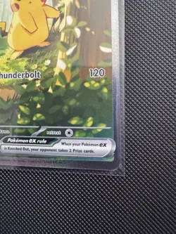 TCG Pokemon Pikachu EX 276/217 ASC Holo Rare Card - Image 2
