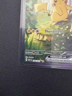 TCG Pokemon Pikachu EX 276/217 ASC Holo Rare Card - Image 3