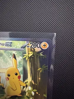 TCG Pokemon Pikachu EX 276/217 ASC Holo Rare Card - Image 5