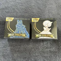 Pokemon Mega Evolution Gardevoir and Lucario Elite Trainer Box x2 ETB New Sealed - Image 1