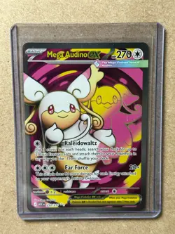 Pokemon TCG Mega Audino EX 253/217 Full Art Ultra Rare Near Mint Condition - Image 1