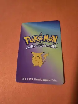 Pokemon 1998 KFC Mini Card #123 Scyther - Image 2
