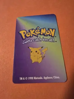 1998 KFC POKEMON CARD ONIX NINTENDO - Image 2