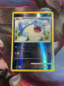 Pokemon Spheal Rising Rivals Common Reverse Holo Basic 82/111 2009 English - Image 1