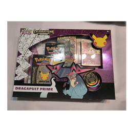 Pokemon TCG Celebrations Dragapult Prime Collection Box Booster Promo Sealed - Image 1
