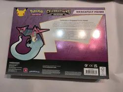 Pokemon TCG Celebrations Dragapult Prime Collection Box Booster Promo Sealed - Image 2