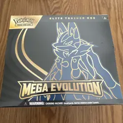 POKEMON TCG MEGA EVOLUTION ETB ELITE TRAINER BOX (LUCARIO) - Image 1