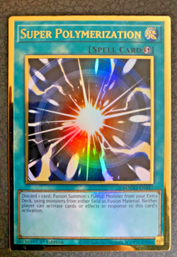 Super Polymerization MAGO-EN047 Gold Rare 1st Edition Near Mint Yu-Gi-Oh Card - Image 1