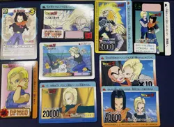 Dragon Ball Z Amada PP Card Lot 9pcs Vintage 1990s Japan Android 17 18 DBZ - Image 1