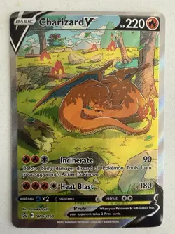 Pokemon Charizard V Promo Holo SWSH260 Sword & Shield 220 HP Basic Card - Image 1